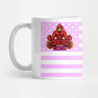 Crazies Against Cancer Flag Mug